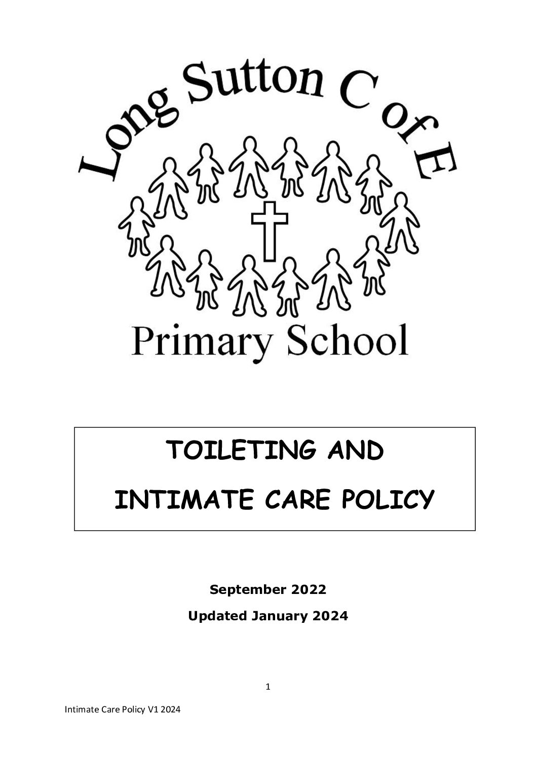 INTIMATE CARE POLICY 2024