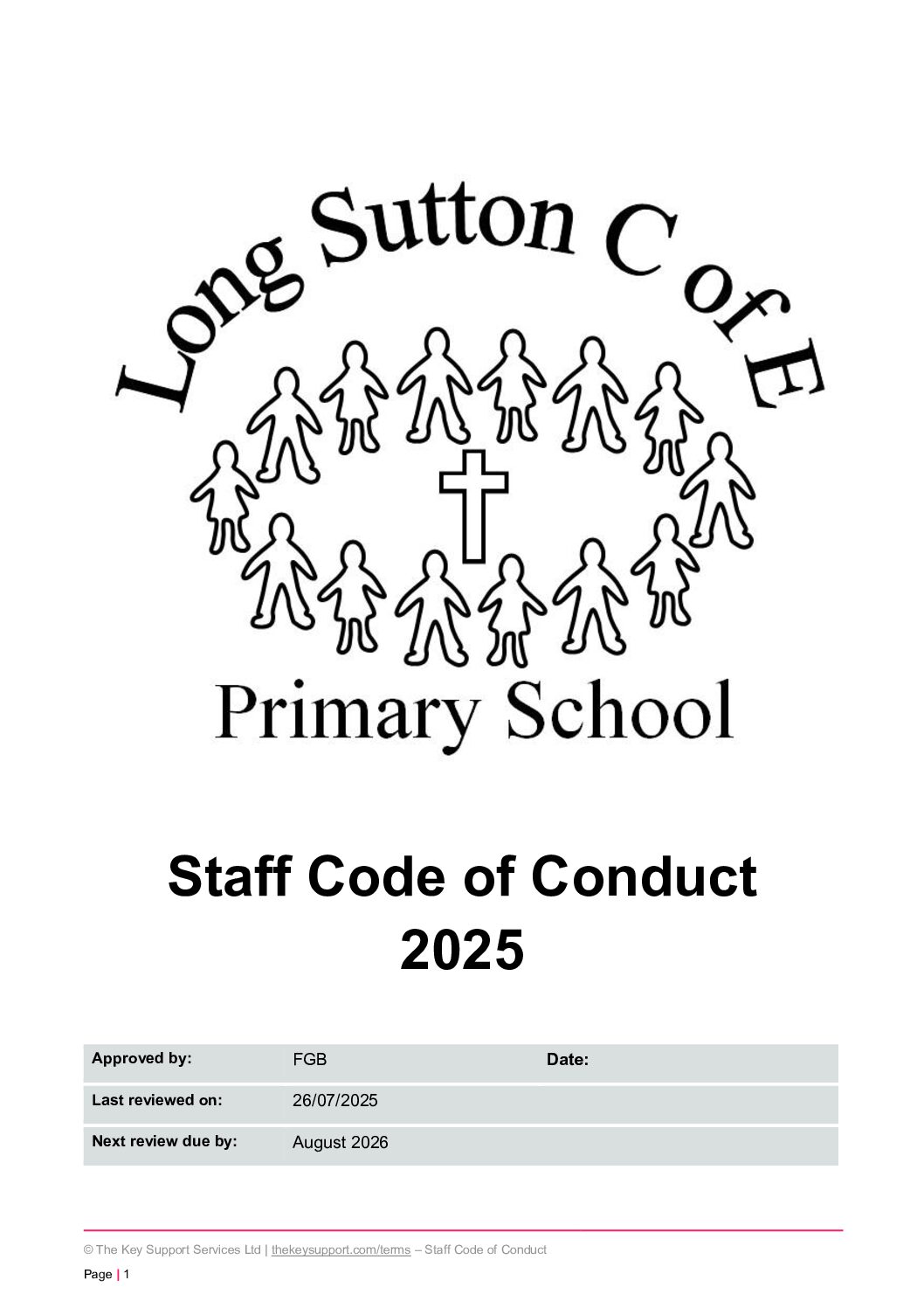 Staff Code of Conduct 2025